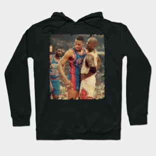 Dennis Rodman vs Michael Jordan Hoodie